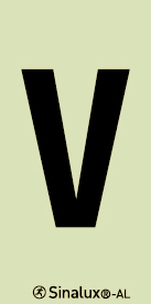 Sinal para túneis, identificação letra V