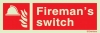 Fire-fighting equipment signs, Fireman´s switch