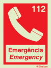 Sinal de telefone de emergência 112 | Emergency