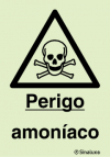 Sinal de perigo, amoníaco