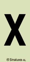 Sinal para túneis, identificação letra X