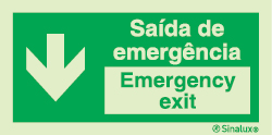 Sinal de Saída de emergência | Emergency exit