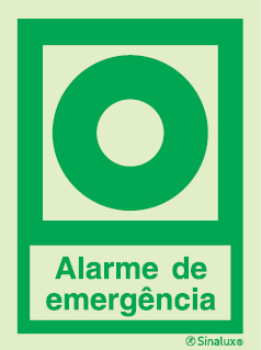 Sinal de Alarme de emergência