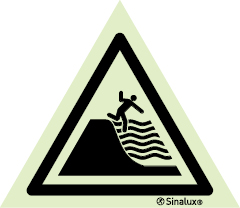 Sinal de perigo, águas profundas