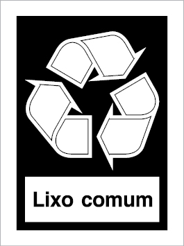 Sinal para separação de resíduos, Lixo comum