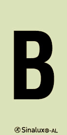 Sinal para túneis, identificação letra B