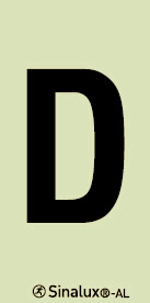 Sinal para túneis, identificação letra D
