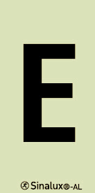 Sinal para túneis, identificação letra E