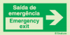 Sinal de Saída de emergência | Emergency exit para a direita