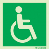 Sinal de emergência para pessoas com deficiência ou mobilidade condicionada