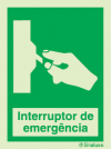 Sinal de Interruptor de emergência