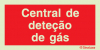 Sinal de central de deteção de gás