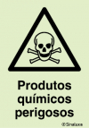 Sinal de perigo, produtos químicos perigosos