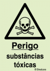 Sinal de perigo, substâncias tóxicas