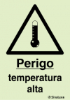 Sinal de perigo, temperatura alta