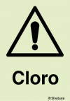 Sinal de advertência, cloro