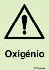 Sinal de advertência, oxigénio