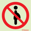 Sinal de proibição, entrada a grávidas
