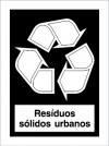 Sinal para separação de resíduos, Resíduos sólidos urbanos