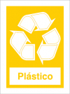 Sinal para separação de resíduos, Plástico