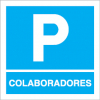 Sinal para parques de estacionamento, informação, Parque de colaboradores