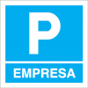 Sinal para parques de estacionamento, informação, Parque da empresa