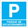 Sinal para parques de estacionamento, informação, Parque de estacionamento