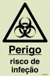 Sinal Risco Covid-19, Perigo, Risco de Infeção