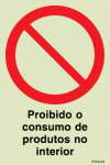 Sinal Risco Covid-19, Proibição, Proibido o consumo de produtos no interior